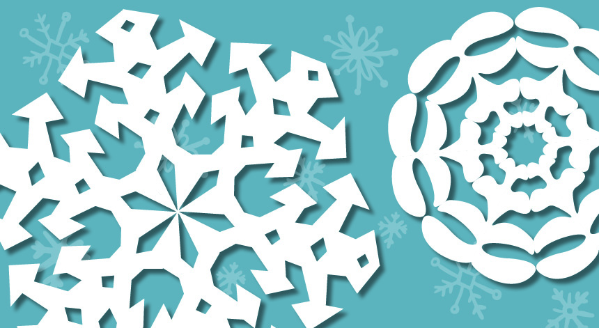 Frozen Snowflake Template